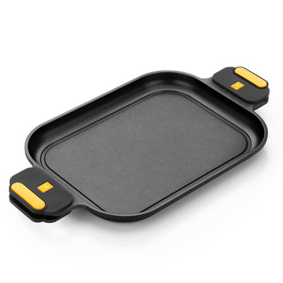 BRA Origen | 40-cm-Grillplatte, Aluminiumguss, antihaftbeschichtet, PFOA-frei, V