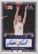 2021 Leaf Pro Set Power Base Purple Spectrum Foil 19/20 Justin Powell Auto 0c6