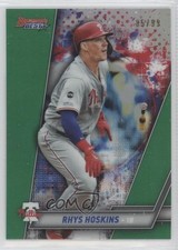 2019 Bowman's Best Green Refractor 85/99 Rhys Hoskins #42 13b2