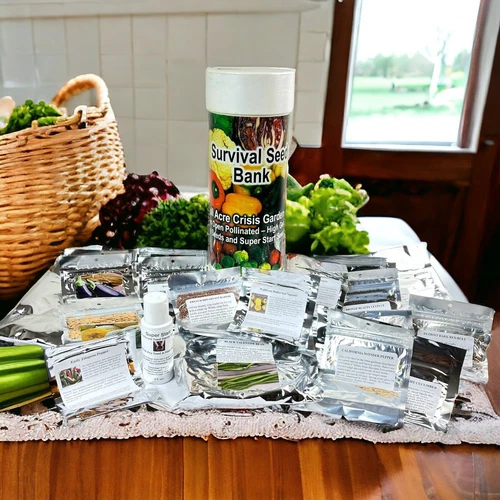 Survival Crisis Garden Emergency Seed Bank Seed Packets Plants