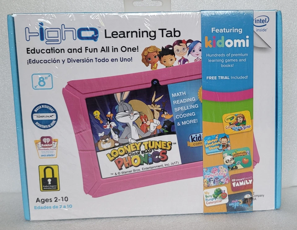 FACTORY SEALED Kid Pink Learning Tablet Epik HighQ 8" Tablet ELT0801H-PK-WM - Image 2 of 4