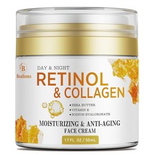 Bealions Retinol Face Cream Anti Aging Wrinkle Moisturizer Collagen Hyaluronic