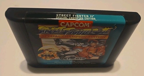Street Fighter II Special Champion Edition Sega Genesis Cartridge And Case - Picture 6 of 6