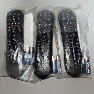 Lot of 3 Genuine Xfinity Comcast XR2 OEM Remote Controls w/ Batteries New