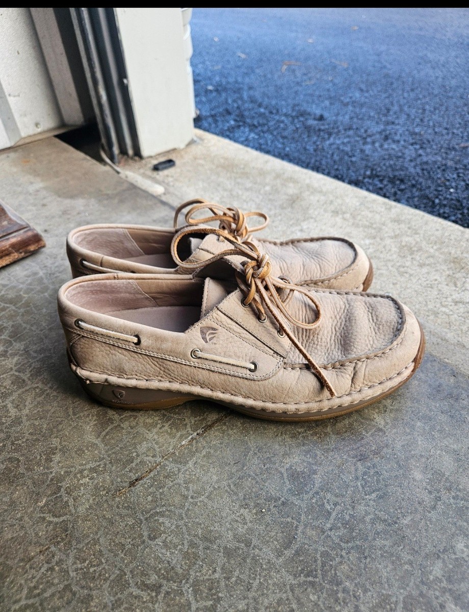 Red Wing 4051 Leather Boat Shoes Men's Size 10.5D Brown Moc Toe