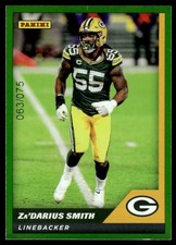 2021 Panini NFL Sticker Collection Green Za'Darius Smith /75 Green Bay Packers