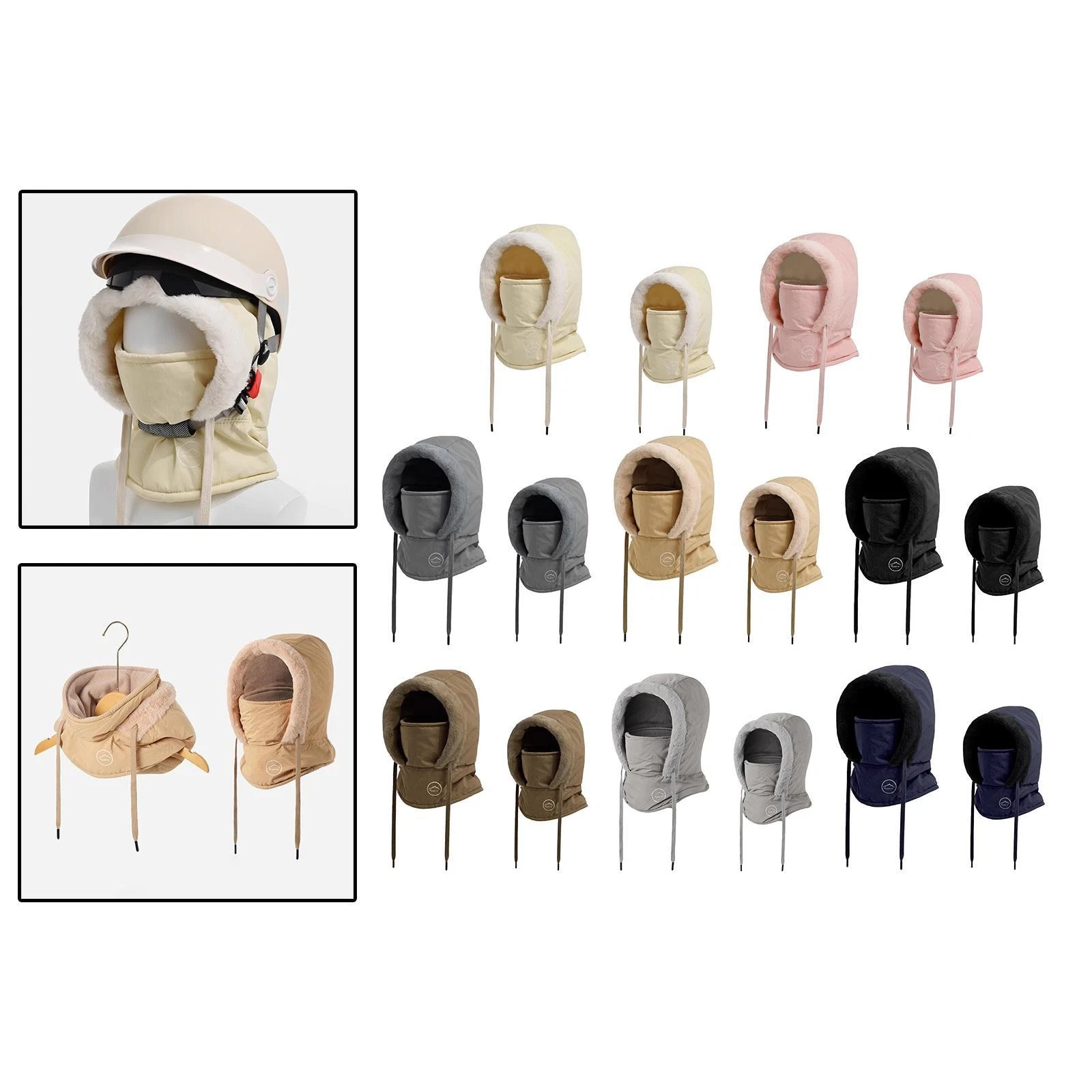 Hood Ski Mask Thermal Face Cover Thick Warm Cycling Neck Warmer for Hiking
Opens in a new window or 