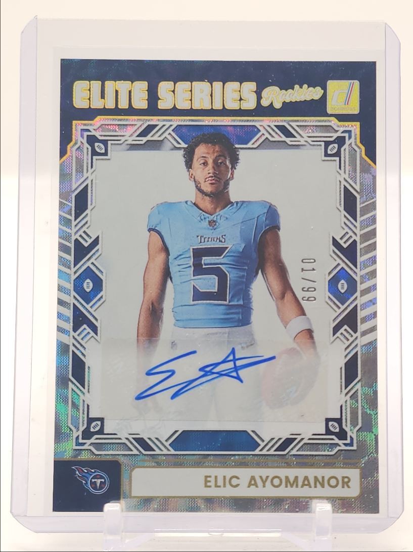 ELIC AYOMANOR 2025 DONRUSS ELITE SERIES ROOKIES RC AUTO 01/99 Q2277