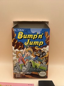 NES CIB Bump 'n' Jump Complete in Box Very Good Condition Tested & Working!