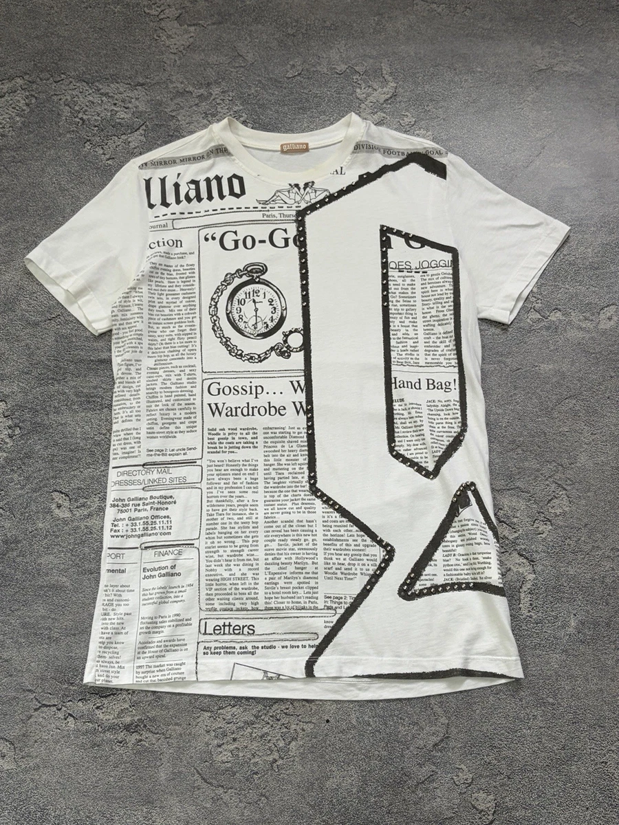 Galliano Cotton T-Shirts for Men for sale | eBay
