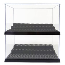 Minifigure Display Case 3-Tier Acrylic Box for LEGO - Holds 70 Figures