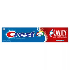 Crest Fluoride Anticavity Toothpaste Cavity Protection Cool Mint Flavor 8.2oz 1.19 per gallon