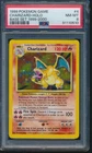 PSA 8 CHARIZARD 1999 Pokemon Base Unlimited #4/102 Holo Non-Shadowless NM-MINT