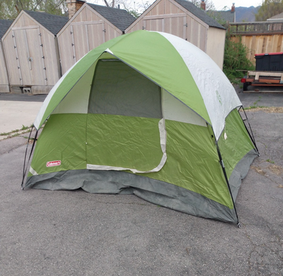 Coleman Sundome 4 Person Tent, Green Dome with Carry Bag | eBay