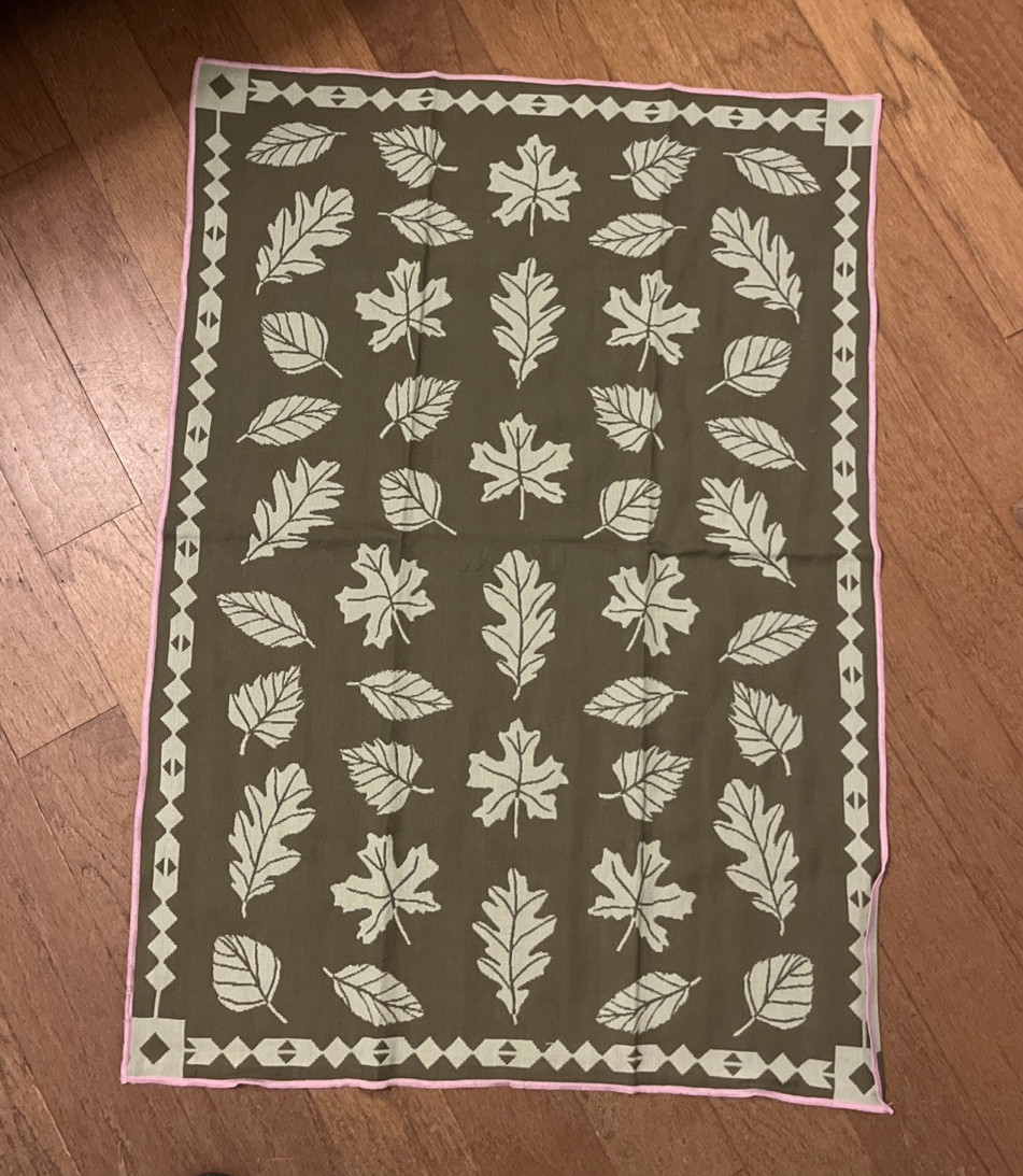 New Anthropologie Pumpkin Jacquard Set of 2 Dish/Tea Towels