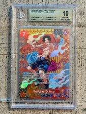 One Piece Card SP Portgas.D.Ace BGS 10 OP02-013 Two Legends Whitebeard Pirates