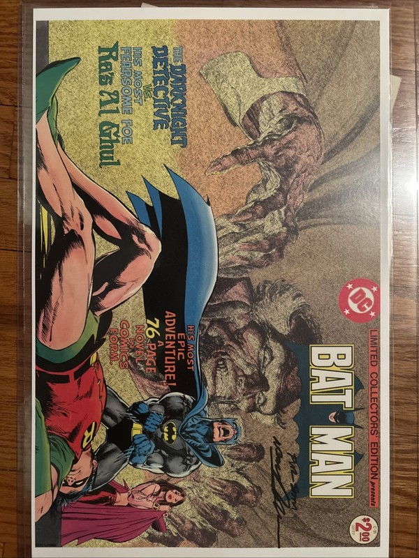 Neal Adam Batman Batman C-51 Cover (Batman Vs. Ra’s Al Ghul) Signed Print