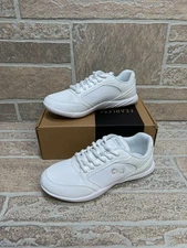 Nfinity Fearless YOUTH Cheer Shoes - Size 3 - WHITE w/ Iridescent Logo NEW