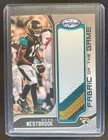 2018 Certified Dede Westbrook Fabric of the Game Patch Prime #37/49
