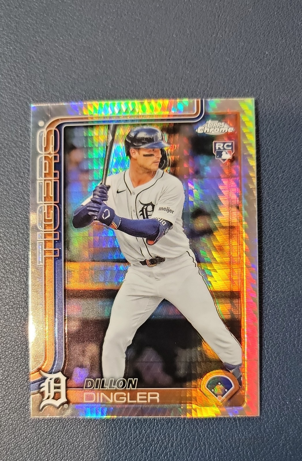 2025 Topps Chrome - Dillon Dingler #274 Prism Refractor (RC)