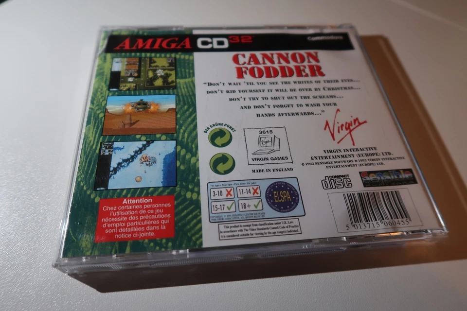Brand new CD32 Game Cannon Fodder By Sensible Software - Image 2 of 4