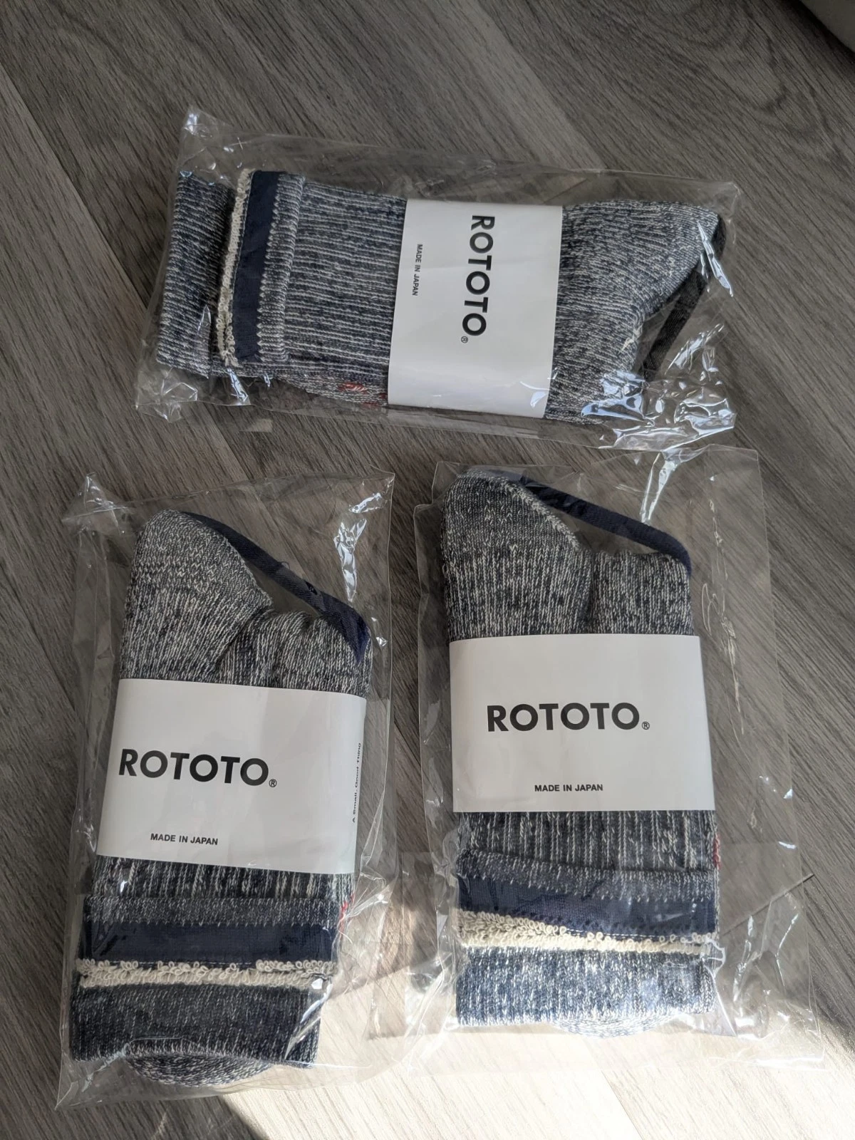 ROTOTO Double Faced Mini Crew Socks Made in Japan x 3 pairs UK size 3-5.5
Opens in a new window or t
