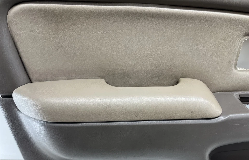 1996 - 2002 年丰田 4Runner 门板 4 件套棕褐色皮革内部装饰原始设备制造商 — 第 4/4 张图片