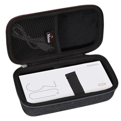 Mchoi Hard Case Suitable for ROMOSS 30000mAh 7.6*3.9*2.7 inches, Black, Gray 