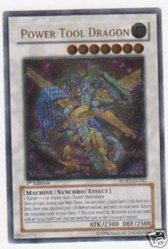 Power Tool Dragon Yu-Gi-Oh! TCG Individual Trading Card Games for