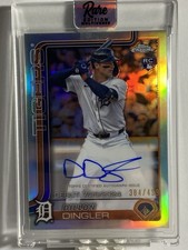 2025 Topps Chrome Update Dillon Dingler Tigers Rookie Refractor Auto /499 