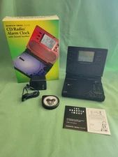 Sharper Image Portable CD/ AM-FM Radio Soother Sound Therapy SI585 in box