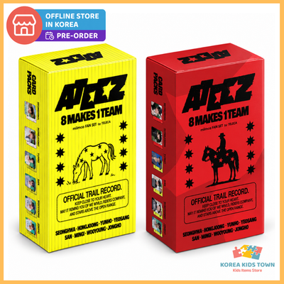 ATEEZ fromm store 特典 トレカ 猫耳 コンプ セット ATEEZ Fan Set MIIMCA x TELECA Official Cards & Merch Box Ver.1 Ver