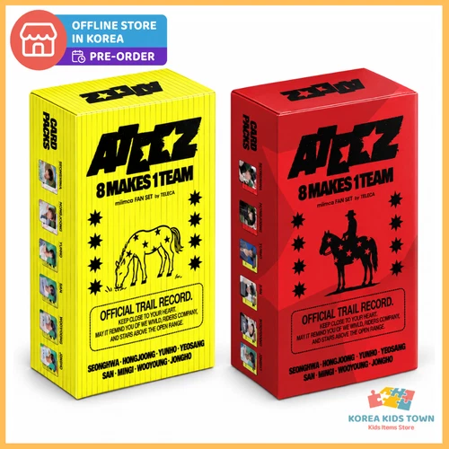 ATEEZ Fan Set MIIMCA x TELECA Official Cards & Merch Box Ver.1 Ver.2 - product listing photo