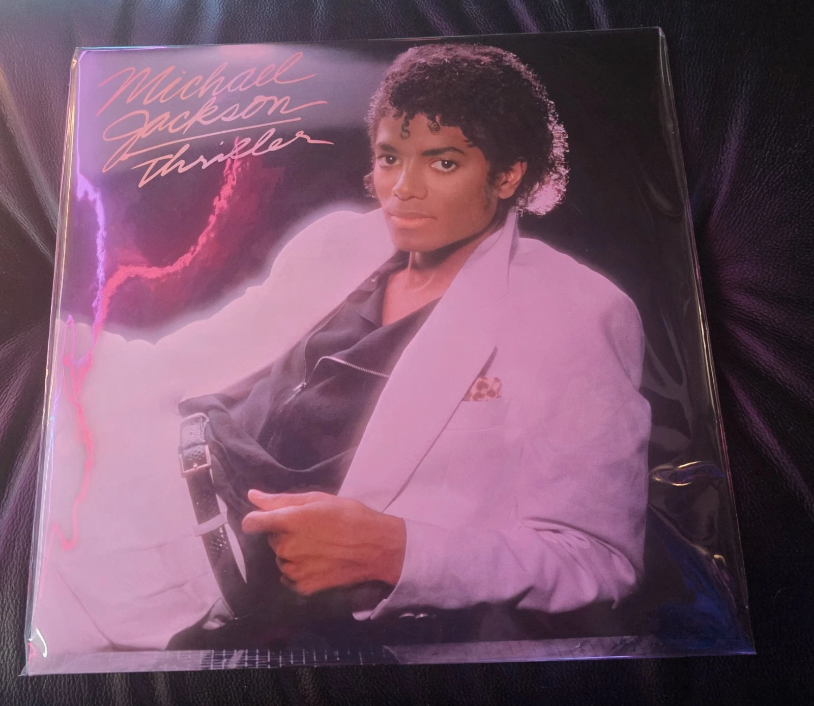 Michael Jackson Thriller Epic QE 38112 12" Black Vinyl LP Record Stereo