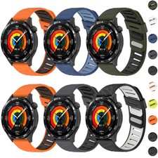 22mm Silicone Sport Watch Band Strap For Samsung/Huawei/Garmin/Amazfit Bracelet