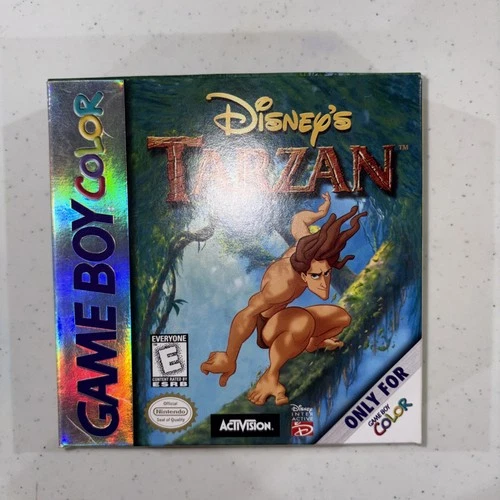Disney’s Tarzan CIB w/ Registration Card Nintendo Game Boy Color Complete GBC