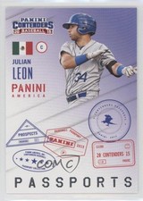 2015 Panini Contenders Passports Julian Leon #11 0q5
