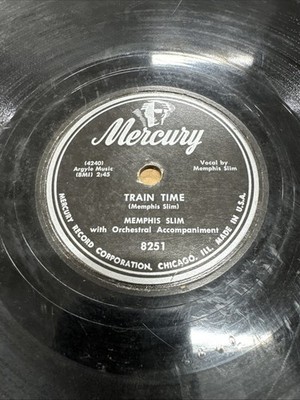 Mercury 78 RPM Memphis Slim - Train Time 8252 V Blues