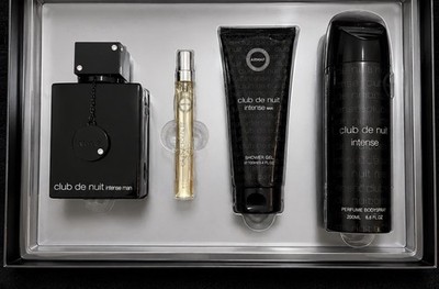 Armaf Club de Nuit Intense Man Gift Set Spray w/ Mini, Gel & Deodorant