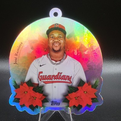 2025 Topps Oversized Die-Cut Ornaments Jose Ramirez # OO-18