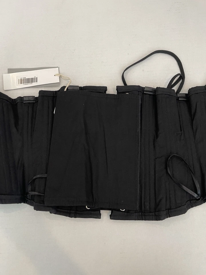 Corsé VINTAGE GÓTICO STEAMPUNK Negro Cintura Deshuesada Talla 24 Foto 4 de 4