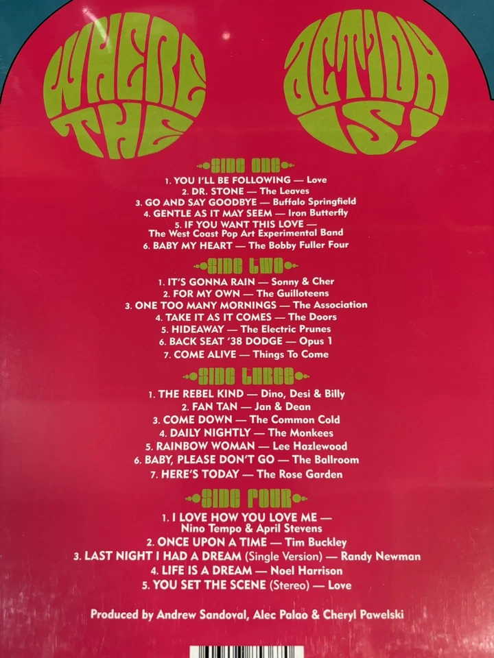 V/A - Where The Action Is! Los Angeles Nuggets 2xLP On Vinyl Garage Psych Rock - Image 4 of 4
