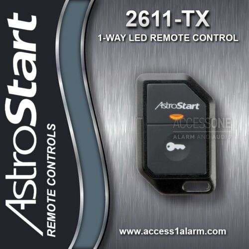 AstroStart 2611D-TX 1-Way 1-Mile 1-Button Remote Control For The Premium DS3 DS4 - Picture 2 of 3