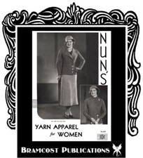 1933 Nun's Knitting Crochet Pattern Book Hats Dresses 