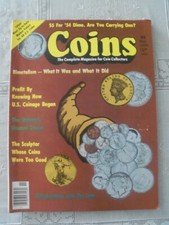 COINS Magazine November 1979 PRINTING ERROR - Lettering on Spine is UPSIDE DOWN!