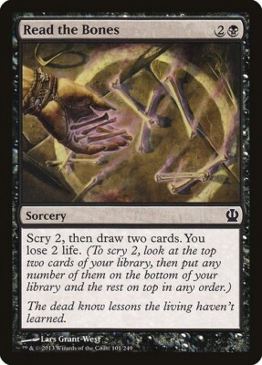 Read the Bones *PLAYSET* 4x  MtG Theros SP/NM