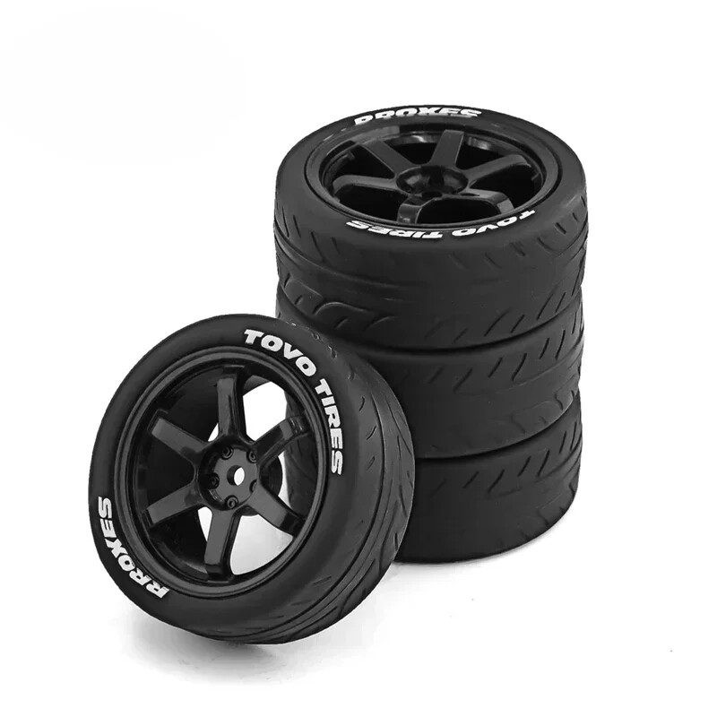 1/10 RC On-Road Drift Wheels & Tires for Tamiya TT01 TT02 TA06 XV01 PTG2