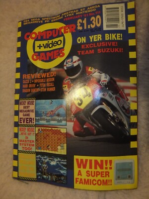 Computer & Videospiele Ausgabe - Februar 1991 - Retro - Multiformat