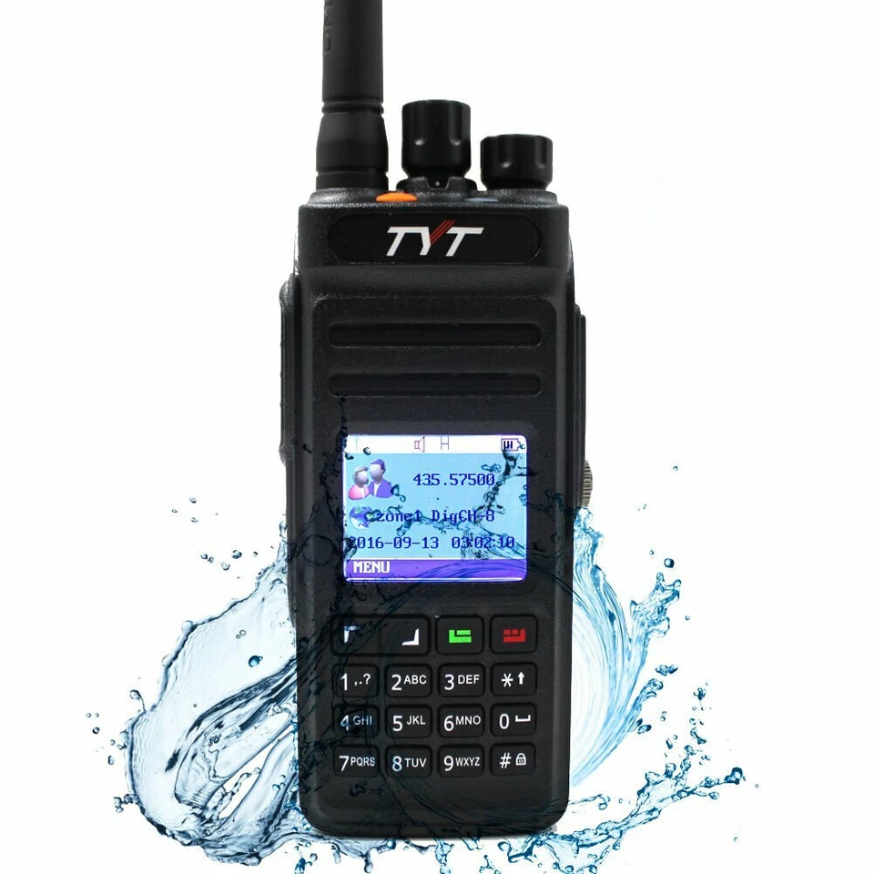 TYT MD-398 DMR Digital IP67 Wasserdicht Funkgeräte 10 W Handheld Walkie Talkies - Bild 3 von 4