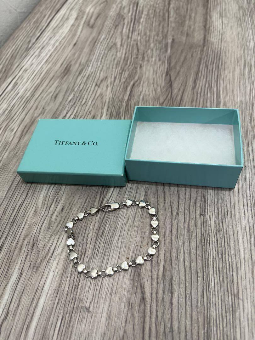 Tiffany & Co. NM Puff Star Bracelet Chain Link 925 Silver W Tiffany & Co. NM Puff Star Bracelet Chain Link 925 Silver W